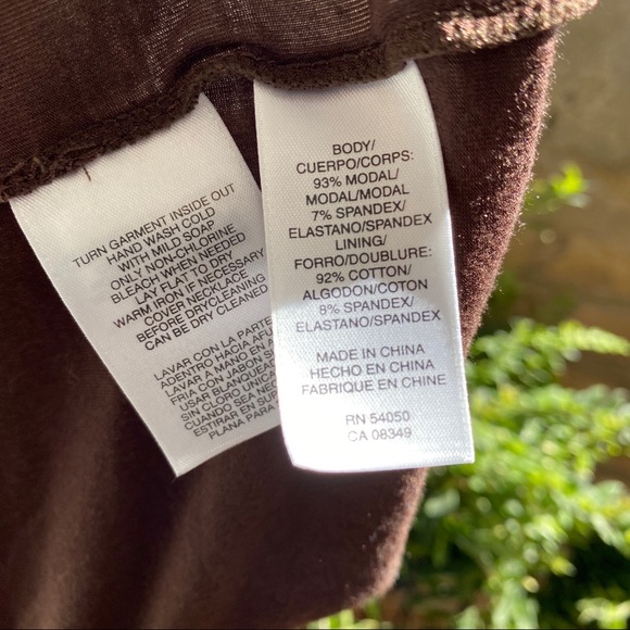 Brown Halter with Beaded Neckline - Picture 5 of 8